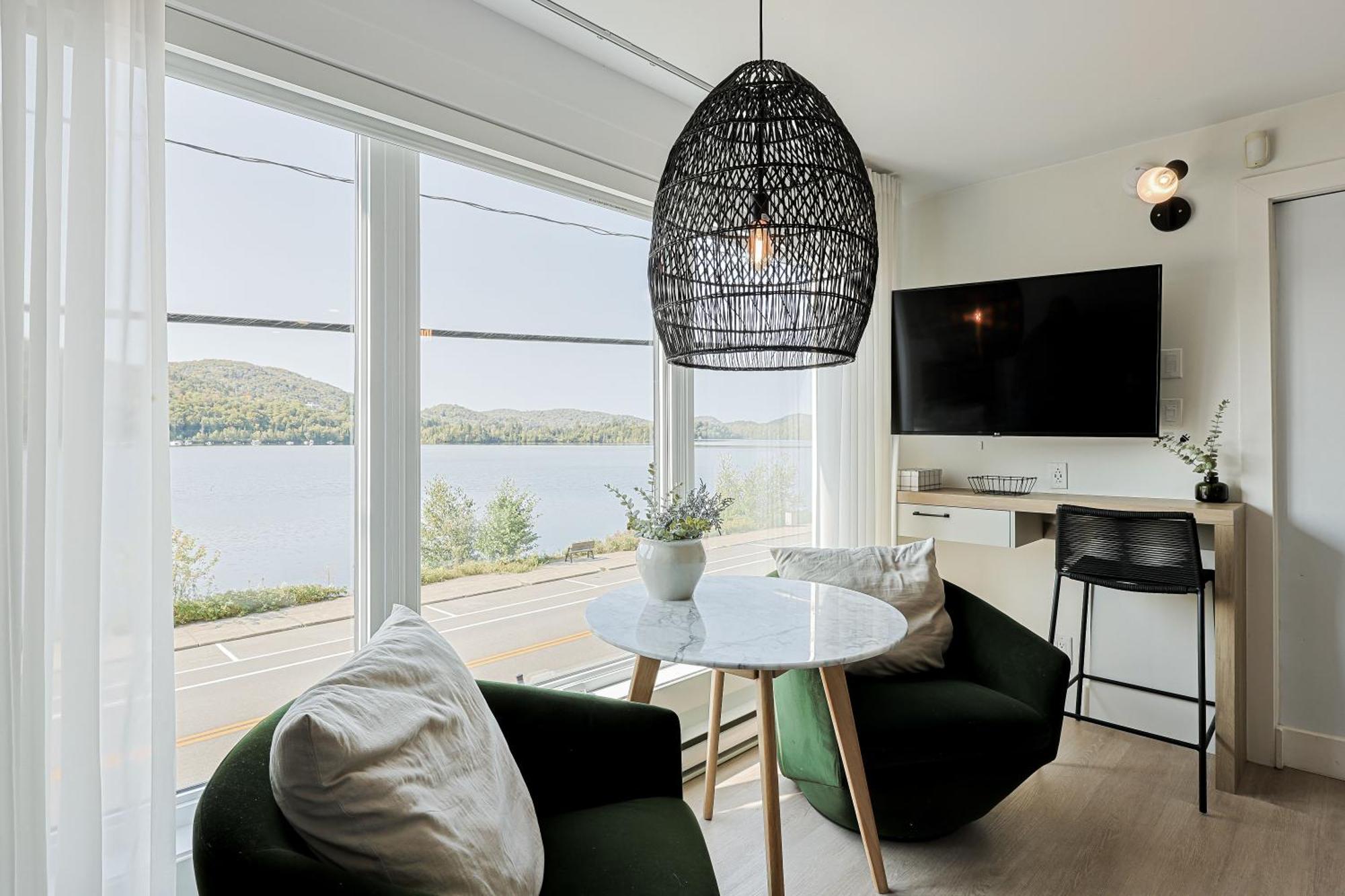 Les Lofts Du Lac Des Sables By Kasania Sainte-Agathe-des-Monts Buitenkant foto